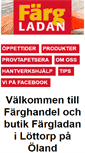 Mobile Screenshot of fargladan.se